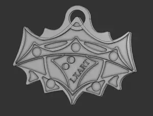 Keychain - Gothic Celestial Eye
