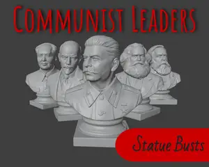Communist Leader Busts