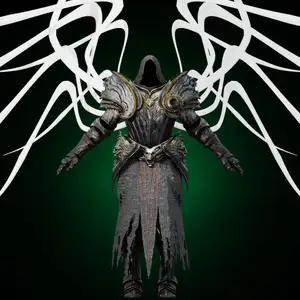DIABLO 4 INARIUS ANGEL ARMOR SET life size cosplay - Diablo Fan Art