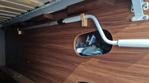 Awning crank handle clips
