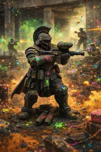 Paintball Praetorian – futuristic Roman warrior