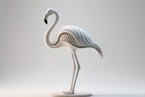 Flamingo Hexa, Statue