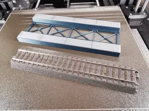 Märklin H0 modular Bridge Rail-C 172mm Straight Element (multi-part) / Märklin H0 modulare Brücke Gleis-C 172mm Element gerade (mehrteilig)