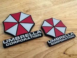 Umbrella Corp. Logo (Resident Evil/Biohazard) - Fridge Magnet (Multi-Color) | Decoration For Whiteboard, Refrigerator, Locker, Cabinet | Home & Kitchen Essential, Classroom Office Supplies |