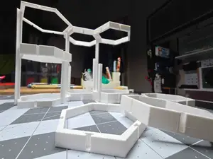 Modular Spray-Can Vertical Organizer for Milk Crates (Hex-End Stopper Addons)
