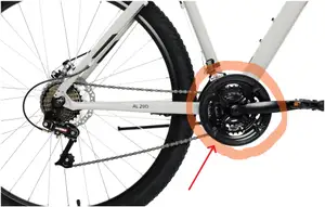 simplified protection of the front bicycle star / защита велосипедной звезды передней