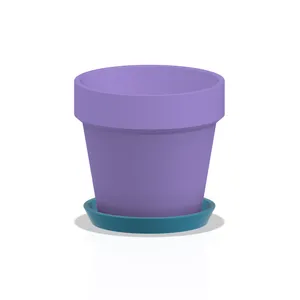 Simple Planter, Plant Pot, Flower Pot with Tray