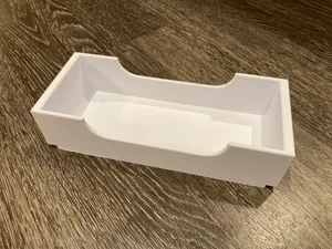 Sliding Tray for Top of Nail Polish Organizer