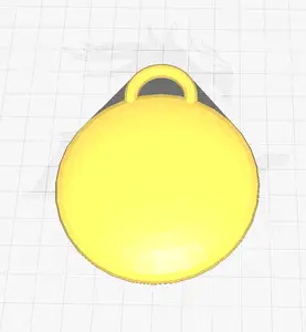 Round Keychain Template