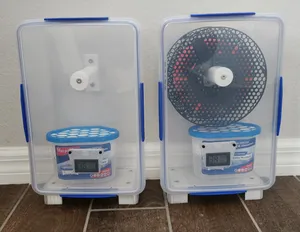 Remix- Ultimate Filament Storage Box (With Hole Plug & Thermometer Bracket)