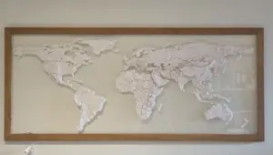 Topographic World Map