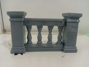Balustrade Resin Print – Architectural Railing for Diorama