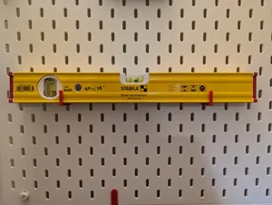 IKEA Skadis Water Scale / Spirit Level Hook for Stabila Type 80