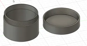 box with thread (50mm)