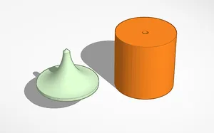 Spinning Top With Stand