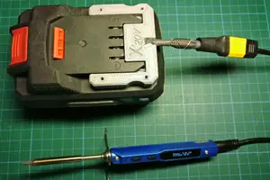 PARKSIDE X20V_Team Battery connector with Faston terminal