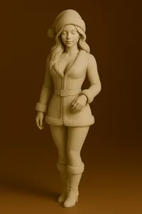 Snow Maiden Figurine – Holiday Decoration