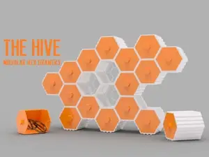 The HIVE - Modular Hex Drawers