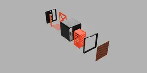 MiniITX PC/NAS Case - 6 SSD/HDD 2,5''