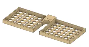 Bath Shelf, Pole Mount