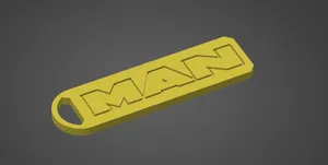 MAN truck keychain