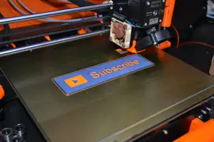 Youtube Subscribe plate - Dual color MMU print