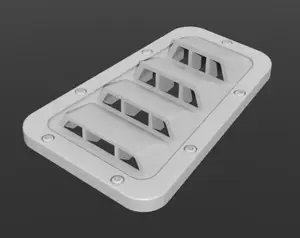TRX-4M Land Rover Hood Vents (High Detail)