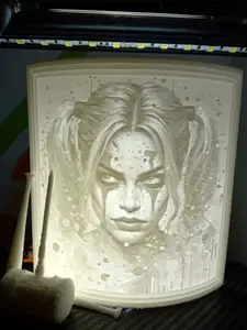Harley Quinn - lithophane