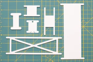 Parametric Bobbins for Embroidery Floss (or yarn, or elastic, or...)