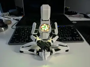 Dummy 13 - 200% Scale - 1" Fibonacci128 Chest Armor & Adafruit QT Py Backpack