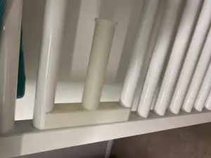 Toilet paper holder (towel dryer edition)