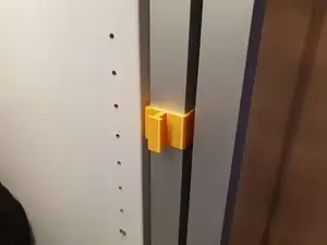 Clamp door handle for IKEA PAX wardrobe sliding door