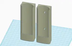 Fire TV Remote Wall Mount Flat Backside or with Screw Holes | Wandhalter Fenbedienung