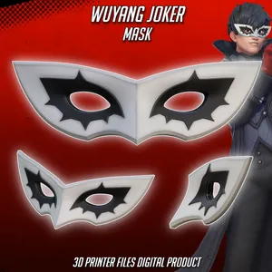 Wuyang Joker Cosplay Mask OverWatch 2 Persona Collaboration
