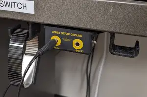 ESD strap hanger for Botron B9742 grounding block