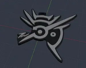 Outsider's mark - Dishonored keychain