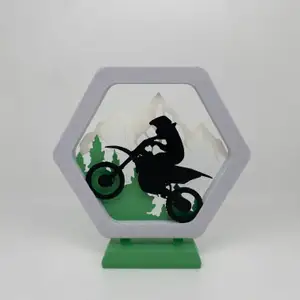 Frame Motocross in the mountains