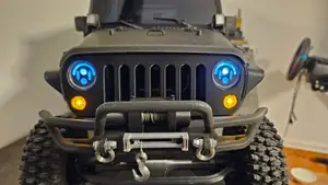 Front and rear LED lights for 3DSets RC Jeep Wrangler (Rancher)