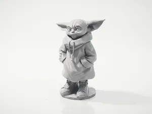 Street Yoda Figurine Urban Style 3D Printable