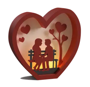 Couple in love - Lights and shadows