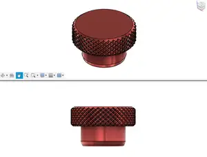 Knurled 12V Socket Cover - designed for Skoda Octavia III and universal use