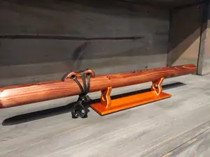Flute Stand and Instrument Holder for Tabletop Horizontal