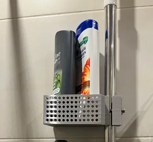 Shower basket mounted on pipe 2 sizes
