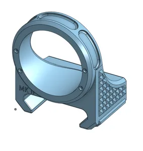 Ghost Ring Sight w/ Extended Shade - Picatinny Mount and Diamond Texture