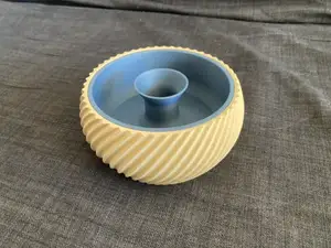 Pistachio Bowl | Snack Container with Shell Holder | Modern Design - Contenitore Pistacchi 2 in 1 | Snack Bowl con Porta Gusci | Design Moderno