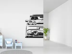 Nissan Skyline R34 Silhouette, 2D Wall Art