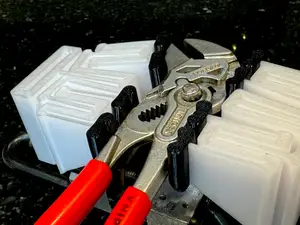 soft grippy TPU booties for Flexure Fractal Vise Jaws - V6