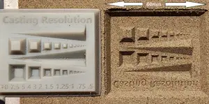 Sand Casting - Fine Detail Test Model