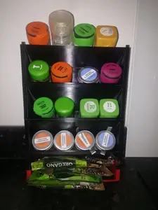 Modular holder/rack for spices, angled