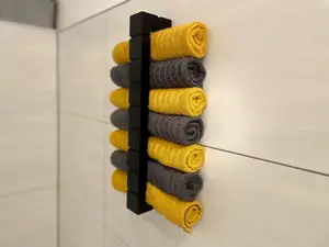 Minimalistic Guest Towel Holder // Minimalistischer Gäste-Handtuch Halter